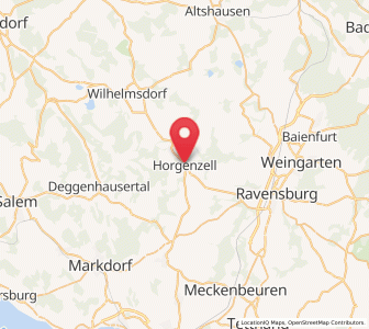 Map of Horgenzell, Baden-Wurttemberg