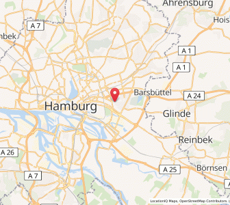 Map of Horn, Hamburg