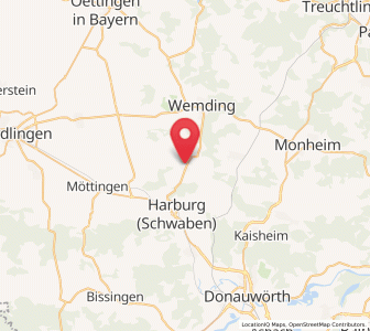 Map of Huisheim, Bavaria