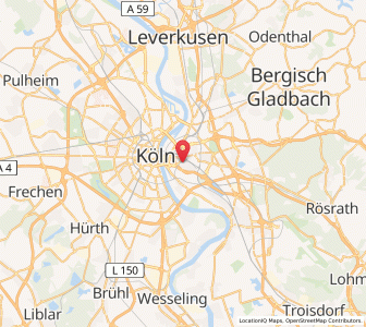 Map of Humboldtkolonie, North Rhine-Westphalia