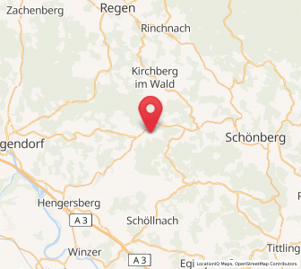 Map of Hunding, Bavaria