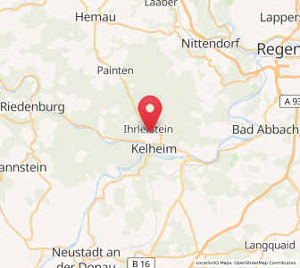 Map of Ihrlerstein, Bavaria