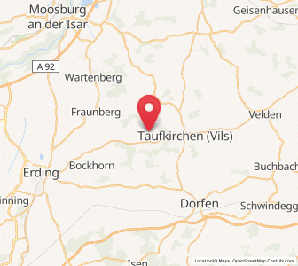 Map of Inning am Holz, Bavaria
