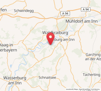 Map of Jettenbach, Bavaria