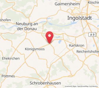 Map of Karlshuld, Bavaria