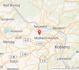 Map of Kettig, Rheinland-Pfalz
