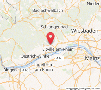 Map of Kiedrich, Hesse