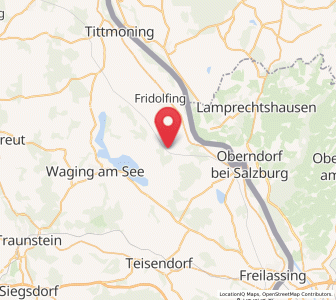 Map of Kirchanschöring, Bavaria