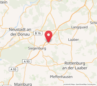Map of Kirchdorf, Bavaria