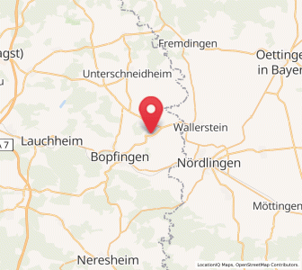 Map of Kirchheim am Ries, Baden-Wurttemberg
