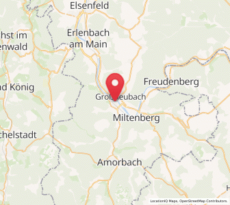 Map of Kleinheubach, Bavaria