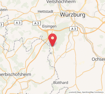 Map of Kleinrinderfeld, Bavaria