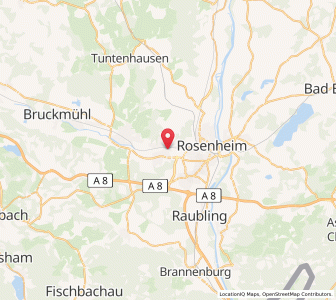 Map of Kolbermoor, Bavaria