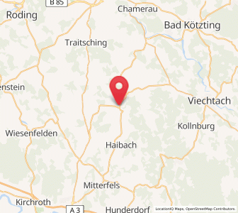 Map of Konzell, Bavaria