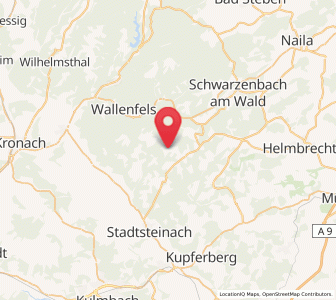 Map of Kunreuth, Bavaria