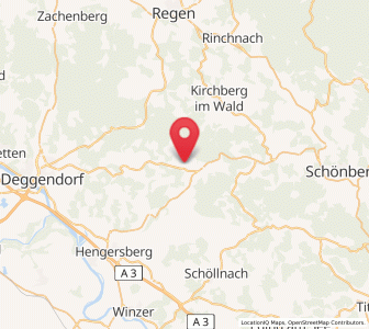 Map of Lalling, Bavaria