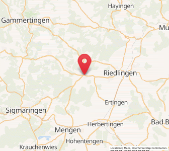 Map of Langenenslingen, Baden-Wurttemberg