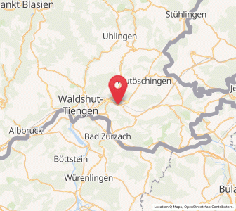 Map of Lauchringen, Baden-Wurttemberg