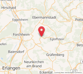Map of Leutenbach, Bavaria