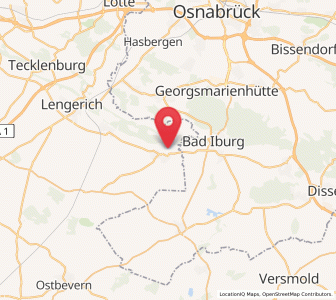 Map of Lienen, North Rhine-Westphalia