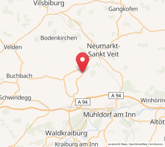 Map of Lohkirchen, Bavaria