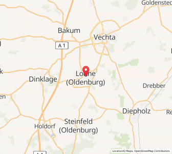 Map of Lohne, Lower Saxony