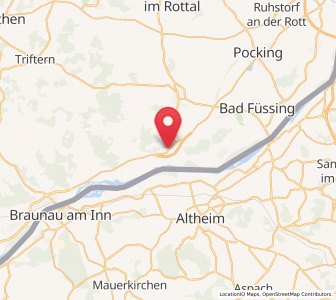 Map of Malching, Bavaria