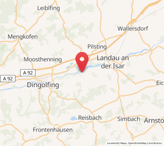 Map of Mamming, Bavaria