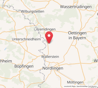 Map of Marktoffingen, Bavaria