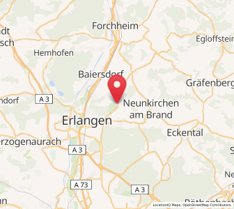 Map of Marloffstein, Bavaria