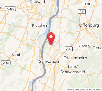 Map of Meißenheim, Baden-Wurttemberg