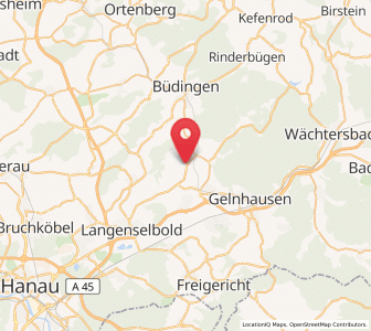 Map of Mittel-Gründau, Hesse