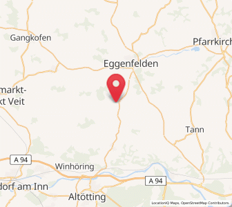 Map of Mitterskirchen, Bavaria