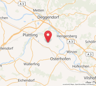 Map of Moos, Bavaria
