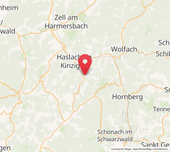 Map of Mühlenbach, Baden-Wurttemberg