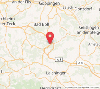 Map of Mühlhausen, Baden-Wurttemberg
