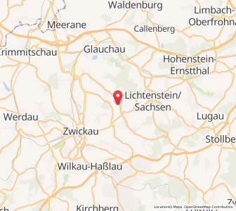 Map of Mülsen, Saxony