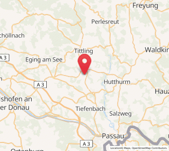 Map of Neukirchen vorm Wald, Bavaria