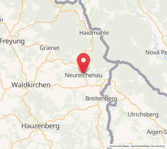 Map of Neureichenau, Bavaria