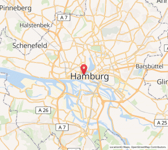Map of Neustadt, Hamburg