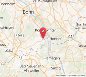 Map of Niederbachem, North Rhine-Westphalia
