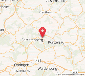 Map of Niedernhall, Baden-Wurttemberg
