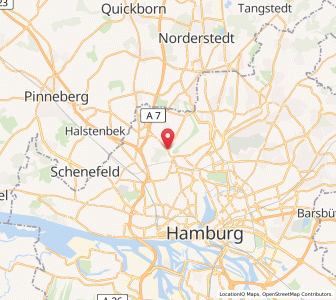 Map of Niendorf, Hamburg