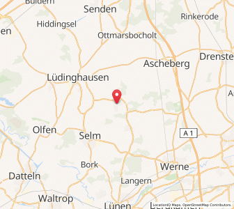 Map of Nordkirchen, North Rhine-Westphalia