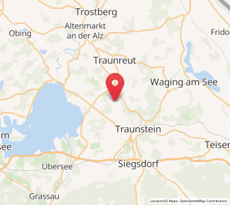 Map of Nußdorf, Bavaria