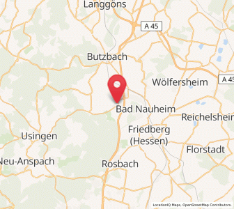 Map of Ober-Mörlen, Hesse
