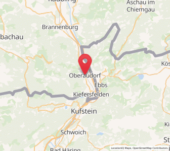 Map of Oberaudorf, Bavaria