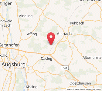 Map of Obergriesbach, Bavaria