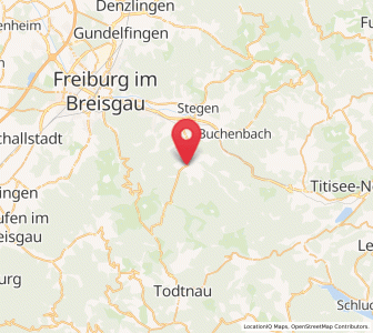 Map of Oberried, Baden-Wurttemberg