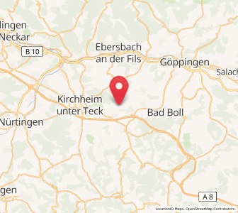 Map of Ohmden, Baden-Wurttemberg